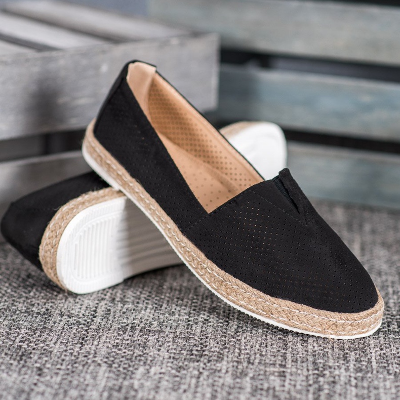 SHELOVET Sliponi casual negru 1
