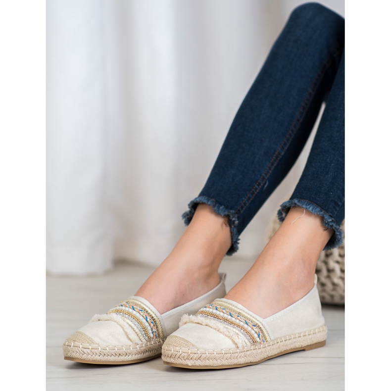 RTX WALK Espadrile confortabile cu ornamente bej 2 RTX WALK Espadrile confortabile cu ornamente bej 2