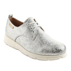 Pantofi clasici argintii XC673-2 1