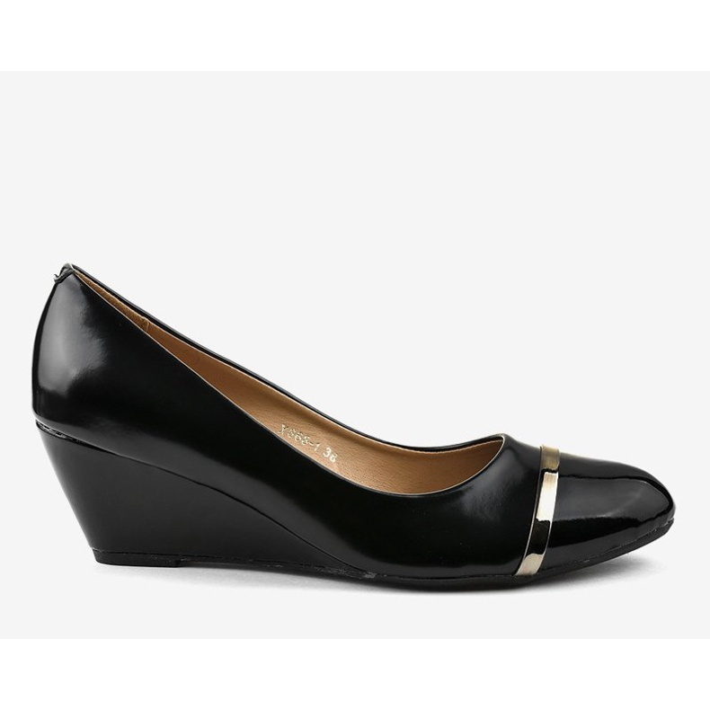 Pompe negre pe pană X668-1 negru 2