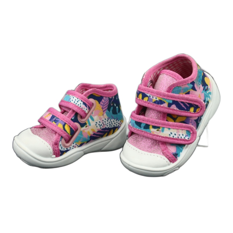 Pantofi pentru copii Befado portocalii 212P064 alb albastru marin albastru roz galben 2