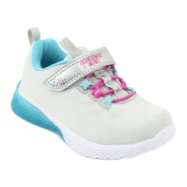 Pantofi sport American Club ES14 gri/albastru 1