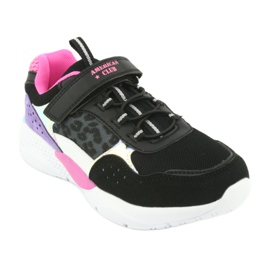 Pantofi sport la modă American Club ES07 negru violet roz gri 1