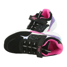 Pantofi sport la modă American Club ES07 negru violet roz gri 6