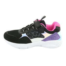 Pantofi sport la modă American Club ES07 negru violet roz gri 2
