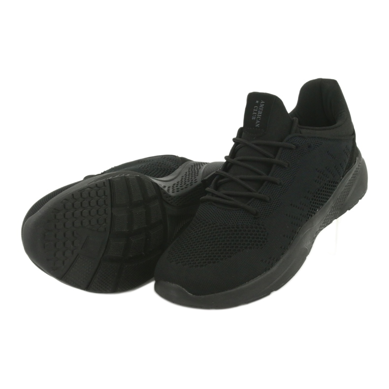 Pantofi de sport negri American Club HA05 negru 5
