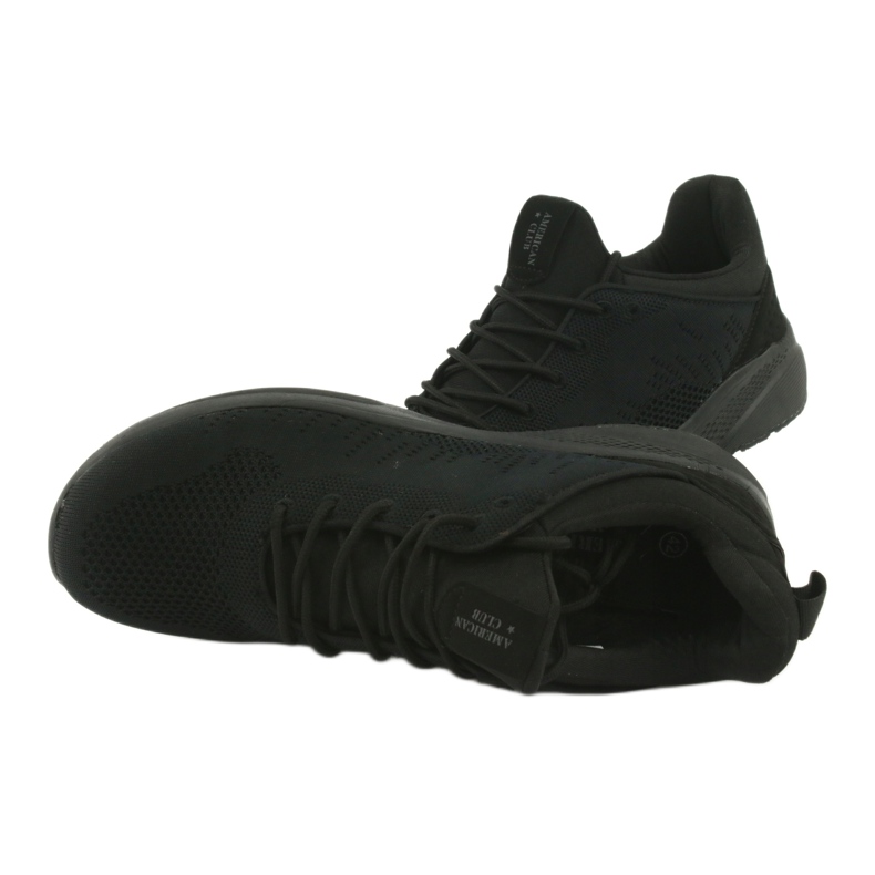 Pantofi de sport negri American Club HA05 negru 6
