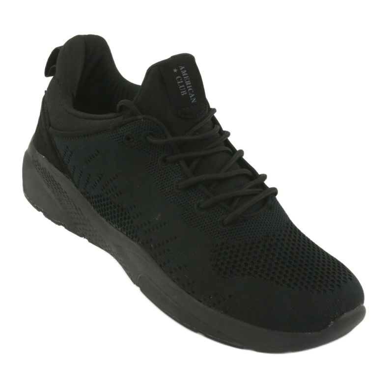Pantofi de sport negri American Club HA05 negru 1