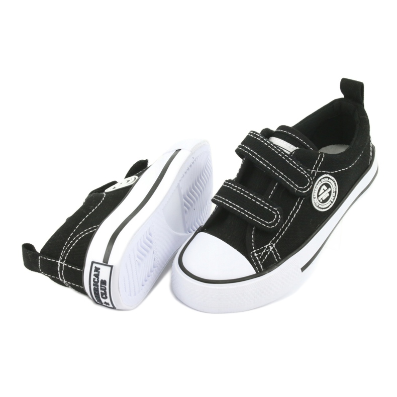 Adidași cu velcro negru American Club LH35 5
