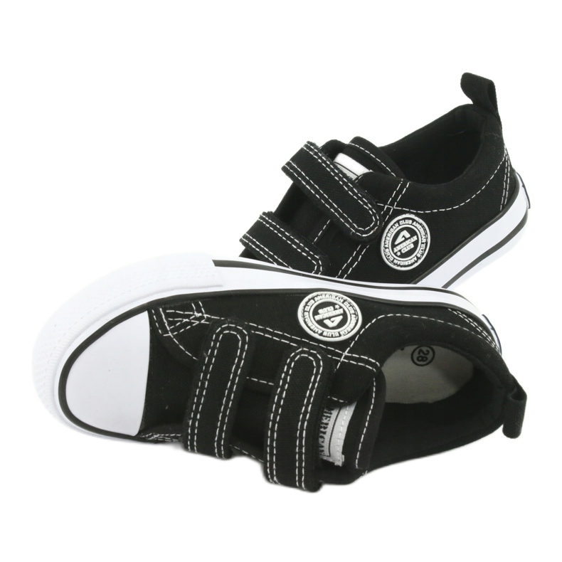 Adidași cu velcro negru American Club LH35 6