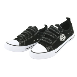American Club Adidași negri din velcro american LH31 negru 4