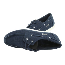 Mocasini bărbați Lee Cooper GC008Q-01 albastru marin 5