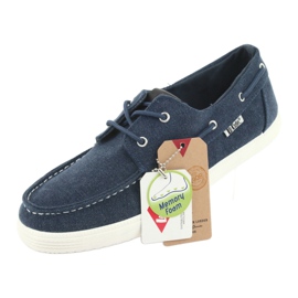 Mocasini bărbați Lee Cooper GC008Q-01 albastru marin 6