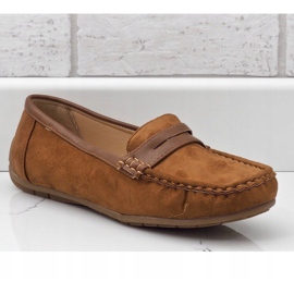 Mocasini maro din balerini BO-378 1 Mocasini maro din balerini BO-378 1