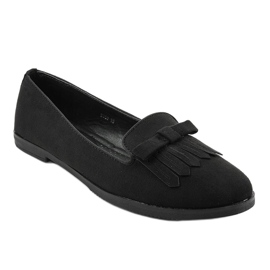 Mocasini lordsy negri din piele ecologică 2358 negru 1