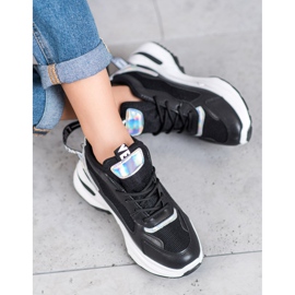 Weide Adidași la modă cu inscripții negru 3