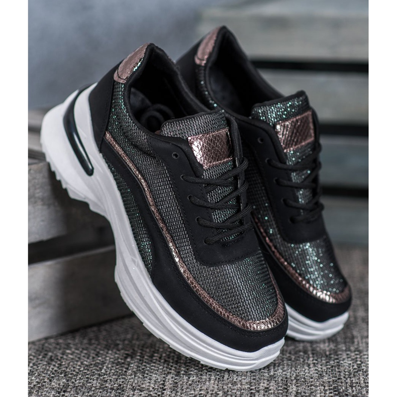 SHELOVET Pantofi sport la modă negru 2