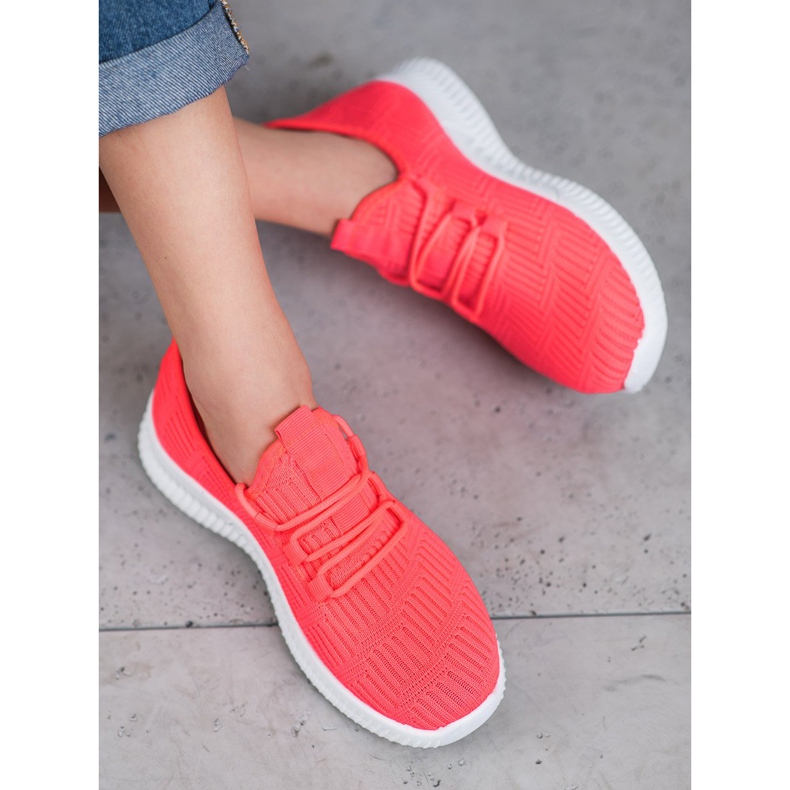 SHELOVET Încălțăminte textilă confortabilă roz 1