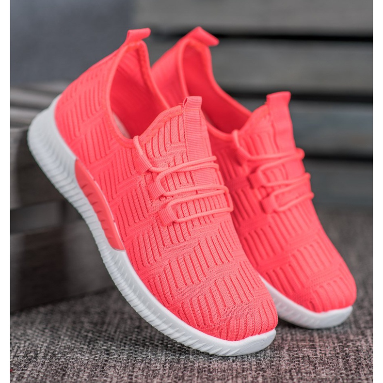 SHELOVET Încălțăminte textilă confortabilă roz 2