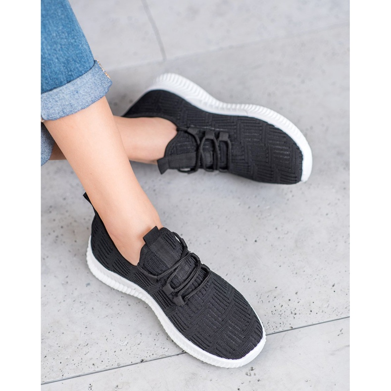 SHELOVET Încălțăminte textilă confortabilă negru 2