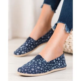 McKey Sliponii cu model marin albastru 4