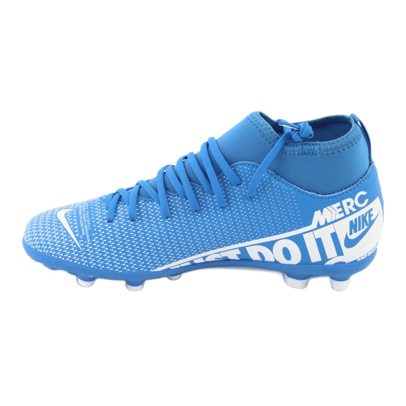 Pantofi de fotbal Nike Mercurial Superfly 7 Club FG / MG Jr AT8150-414 albastru 1