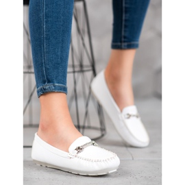 Fama Mocasini cu zirconiu cubic alb 2