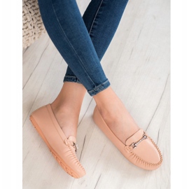 Fama Mocasini cu zirconiu cubic roz 1