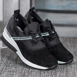 Filippo Adidași din piele Frumos negru 1