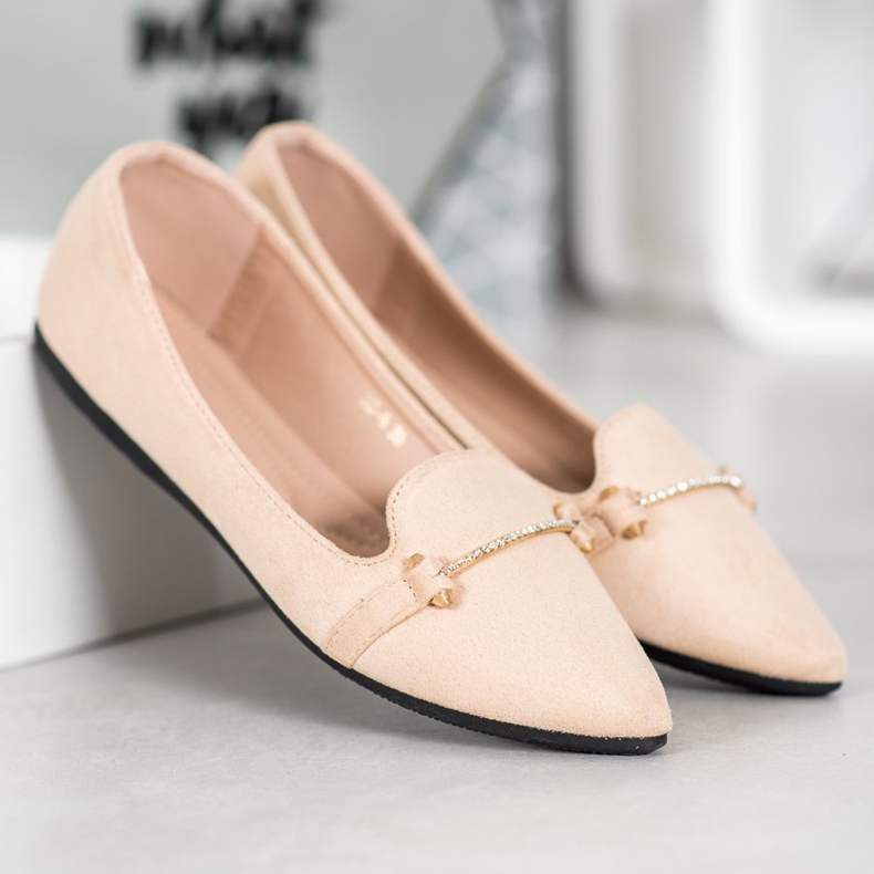 SHELOVET Ballerina In Spitz maro 1