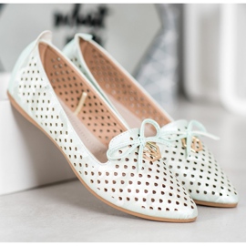 Ballerina ajurată în Spitz VINCEZA verde 2 Ballerina ajurată în Spitz VINCEZA verde 2