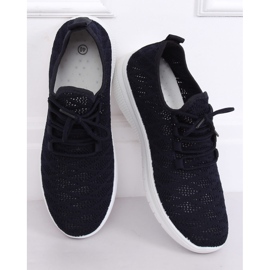 BB76 Pantofi sport bleumarin bleumarin albastru marin galben 2