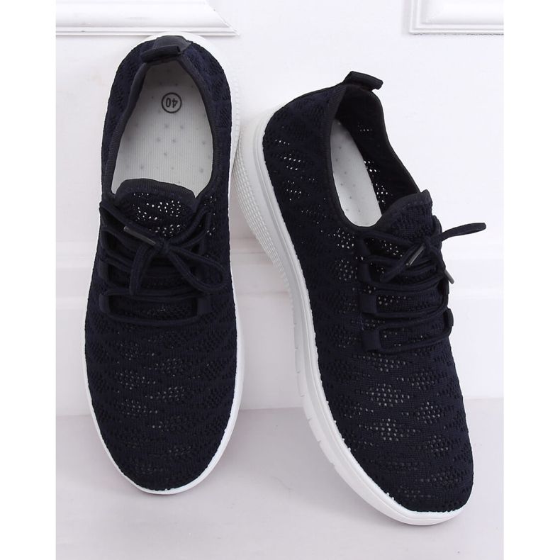 BB76 Pantofi sport bleumarin bleumarin albastru marin galben 2