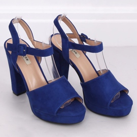 Sandale cu toc înalt 9R16 Albastru albastru marin multicolor 1