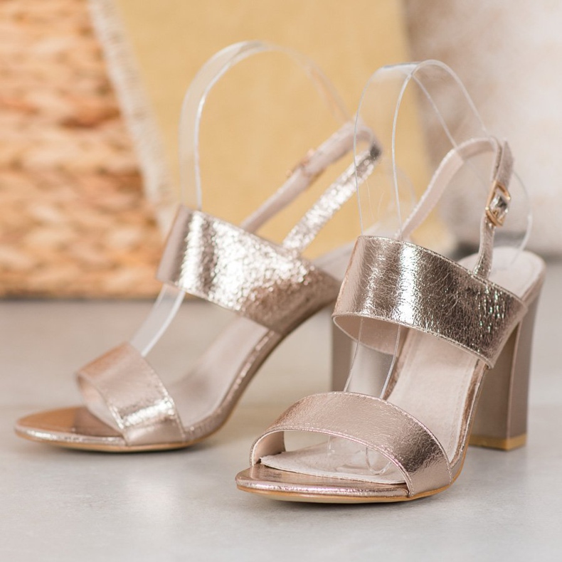 Goodin Sandale elegante galben 2 Goodin Sandale elegante galben 2