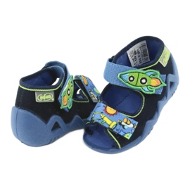 Papuci copii Befado 250P091 bleumarin albastru 4