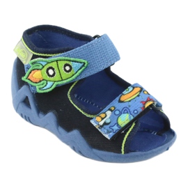 Papuci copii Befado 250P091 bleumarin albastru 1