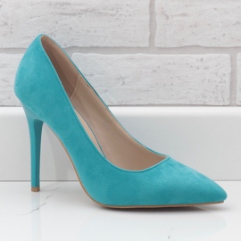 Tocuri ecologice din piele de căprioară ecologică 6530-P verde 1