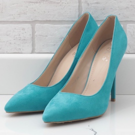 Tocuri ecologice din piele de căprioară ecologică 6530-P verde 2