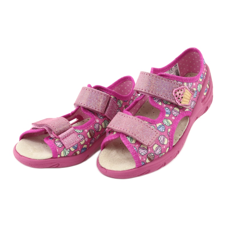 Pantofi pentru copii Befado 065X136 roz multicolor 2
