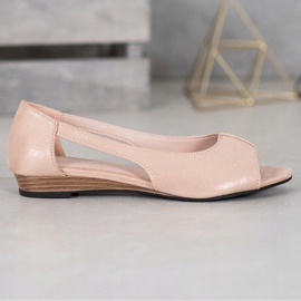Ballerine VINCEZA Open Toe bej 3