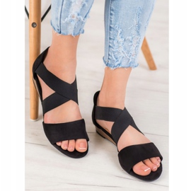 Sandale VINCEZA Slip On negru 1