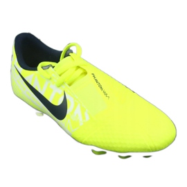 Pantofi de fotbal Nike Phantom Venom Academy Fg Jr AO0362-717 galben 2