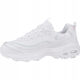 Skechers D'Lites Sparkling Rain W 149060-WLPK alb 1 Skechers D'Lites Sparkling Rain W 149060-WLPK alb 1