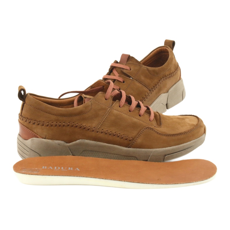 Pantofi cu cordon Badura 3374 maro 6