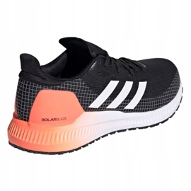Pantofi Adidas Solar Blaze M EE4228 alb negru portocale 1