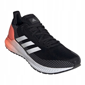 Pantofi Adidas Solar Blaze M EE4228 alb negru portocale 2