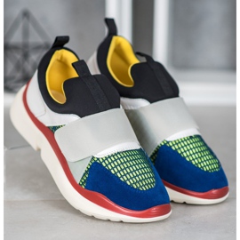 Sweet Shoes Pantofi sport ușori cu velcro multicolor 2