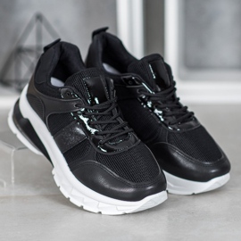 SHELOVET Adidași eleganți cu plasă negru 2 SHELOVET Adidași eleganți cu plasă negru 2