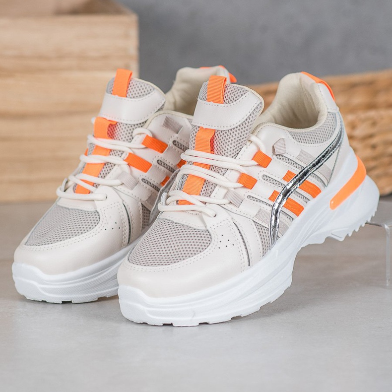 SHELOVET Pantofi sport la modă pe platformă multicolor 1